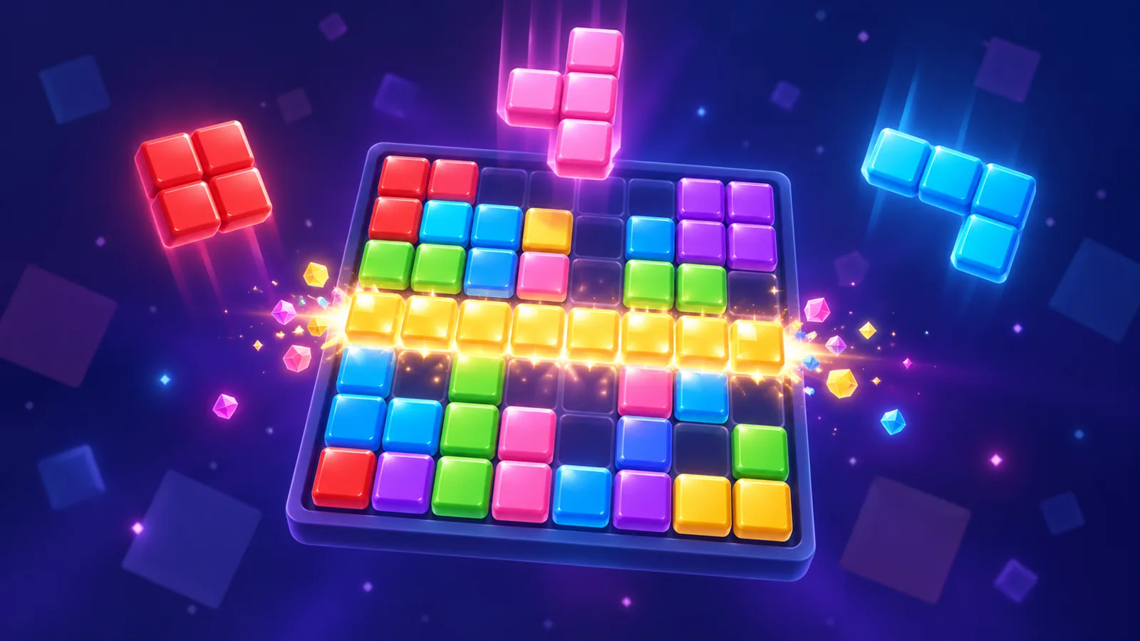 BLOCK MASTER เกมเรียงบล็อก 8×8 เล่นฟรี วิธีเล่นและเคล็ดลับทำคอมโบ
