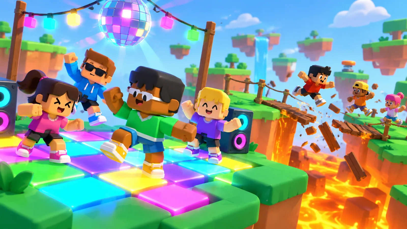ปาร์ตี้ป่วนข้ามมิติ เกมปาร์ตี้ 3D ออนไลน์ เล่นฟรีกับเพื่อนบนเว็บ