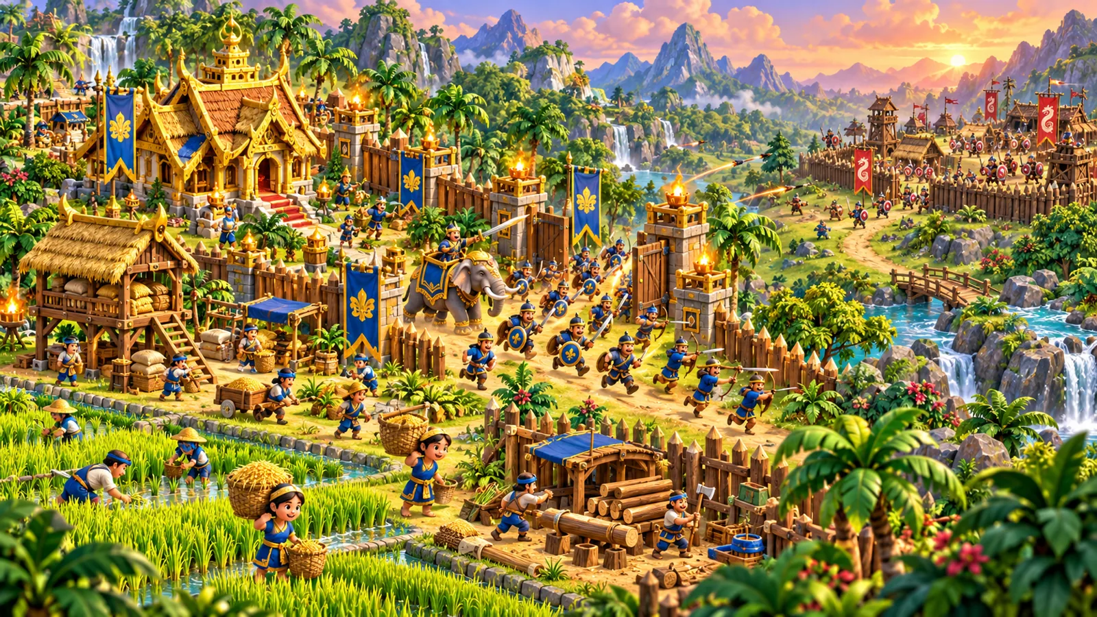 ศึกชิงหมู่บ้าน เกมสร้างหมู่บ้านเล่นฟรี วิธีเล่นและเคล็ดลับบุก 3 ดาว