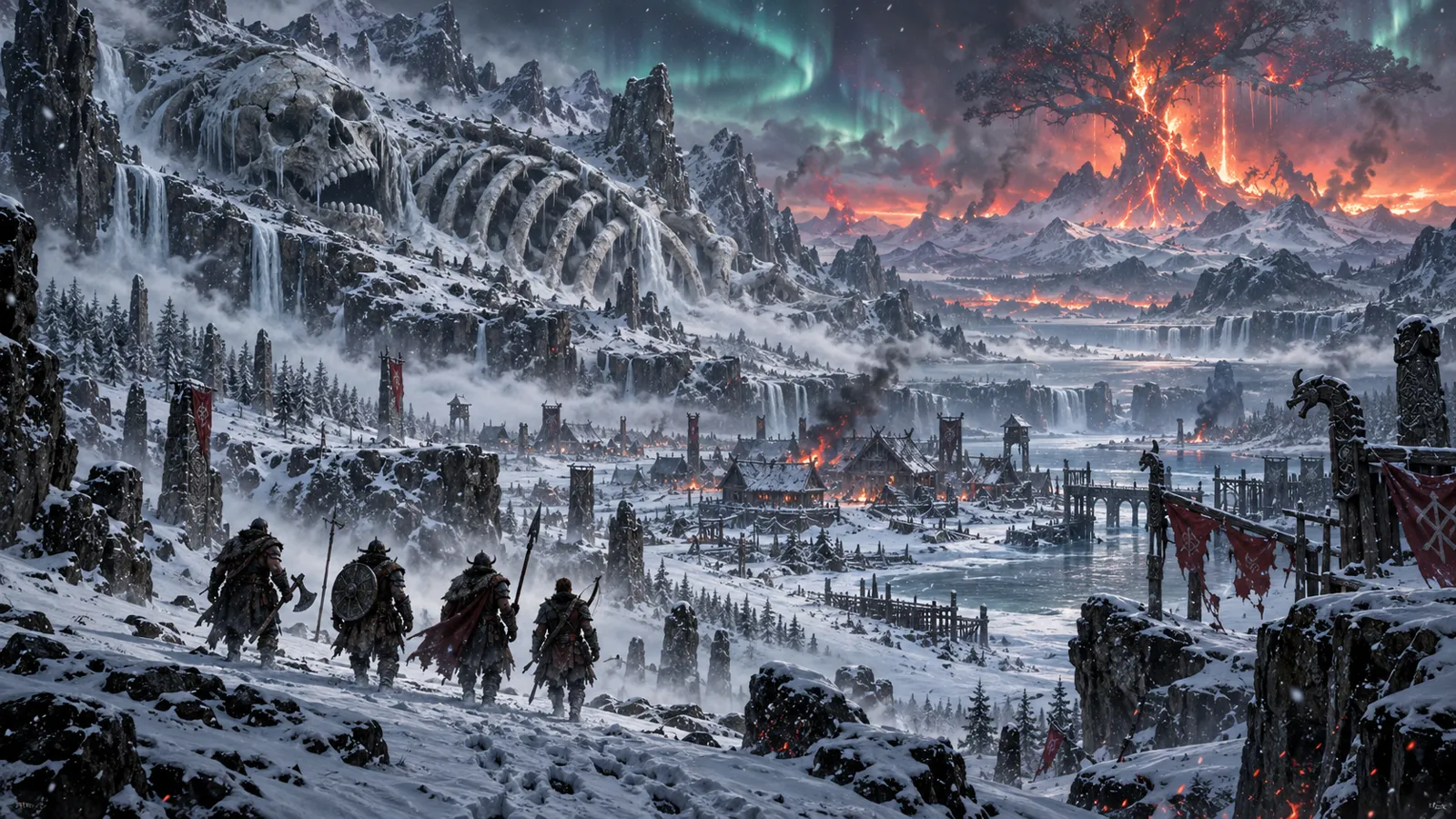 FIMBULWINTER เกมแอ็กชัน RPG ตำนานนอร์ส เล่นฟรีบนเว็บ ร่วมทีม 4 คน พร้อมวิธีเล่น